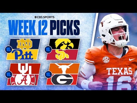Picks for EVERY Top 25 game in College Football [Full Week 12 Predictions]