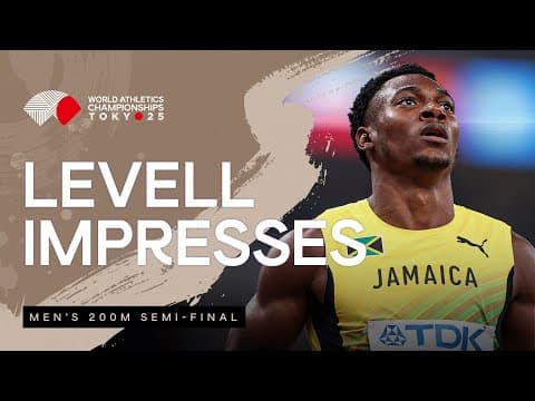 Levell and Tebogo safely qualify for 200m final | World Athletics Championships Tokyo 25
