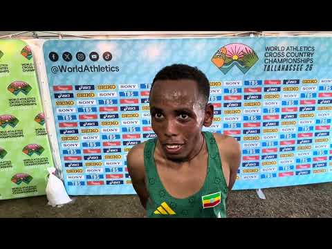 Berihu Aregawi silver medalist at World Cross Country 2026 for 3rd straight time 