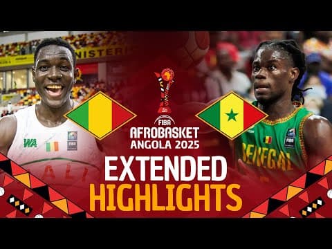 Mali 🇲🇱 vs Senegal 🇸🇳 | Semi-Finals | Extended Highlights | #AfroBasket 2025