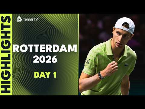 Norrie, Medvedev, Humbert & van de Zandschulp in Day 1 Action 📍 | Rotterdam Day 1 Highlights