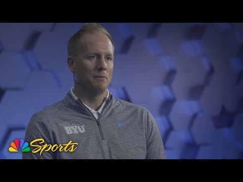 BYU head coach Kevin Young on AJ Dybantsa, Saunders, season goals | NBC Sports (FULL INTERVIEW)