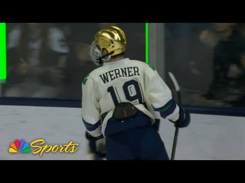 Bowling Green State vs. Notre Dame | COLLEGE HOCKEY HIGHLIGHTS | 1/30/2026 | NBC Sports