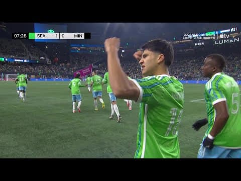 Obed Vargas RIPS A GOAL off the CORNER! | 2025 Audi MLS Cup Playoffs