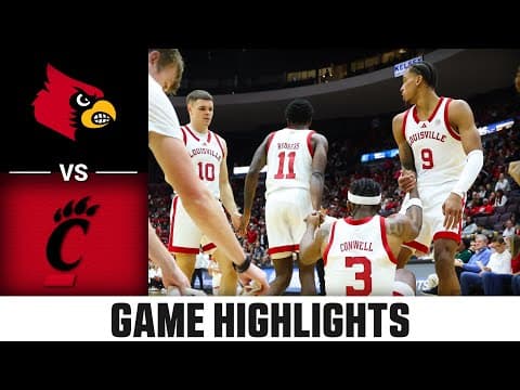 Cincinnati vs. Louisville Game Highlight | 2025-26 ACC Men's Basketball