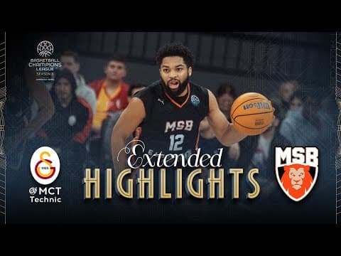 Galatasaray MCT Technic v Le Mans Sarthe Basket | Round of 16 | Highlights | #BasketballCL 2025-26