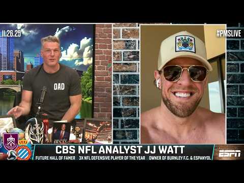 JJ Watt on Texans-Colts, calling T.J.'s big sack & Thanksgiving games 🏈 | The Pat McAfee Show