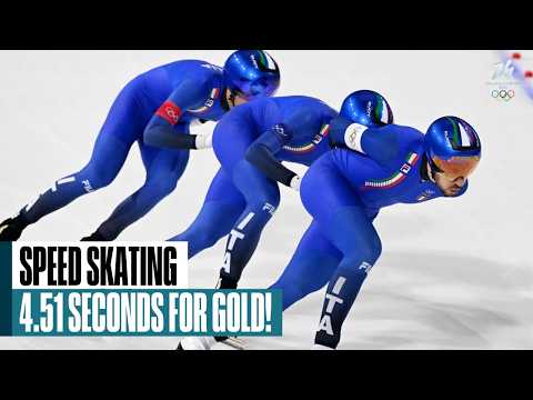 Italy wins gold, U.S. takes silver in men's team pursuit