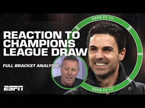 UCL ROUND OF 16 DRAW REVEALED 🚨 Arsenal & Bayern Munich have DREAM draw | ESPN FC