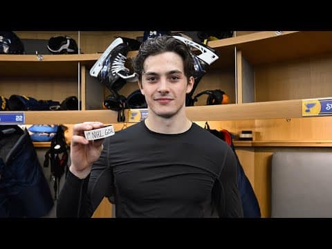 Dalibor Dvorsky scores first NHL goal