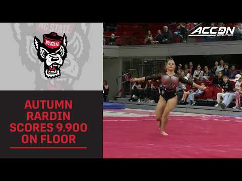 NC State's Autumn Rardin Notches A 9.900 On Floor | 2026 ACC Women's Gymnastics