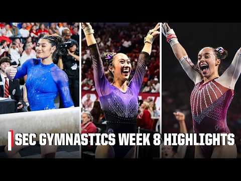 SEC GYMNASTICS WEEK 8 HIGHLIGHTS ✨🤸 | ESPN College Gymnastics