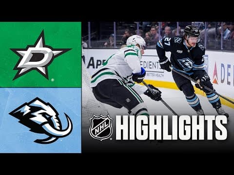 Stars vs. Mammoth | NHL Highlights | January 16, 2026