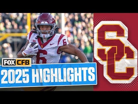 Makai Lemon 2025 USC Trojans Junior Season Highlights 🏈 FOX College Football