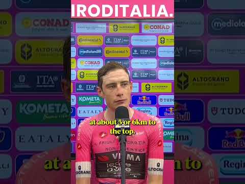 “I want to win as many races as possible!” 👀 🏆🏅Jonas Vingegaard rode to his fifth stage at the Giro.