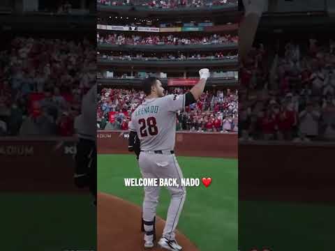 Nolan Arenado gets warm welcome back to Busch Stadium  #stlcardinals