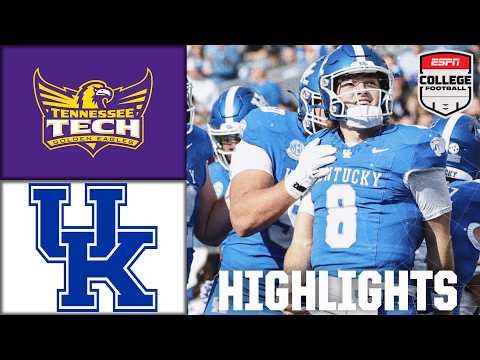 Tennessee Tech Golden Eagles vs. Kentucky Wildcats | Full Game Highlights | ESPN College Football