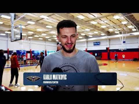 Karlo Matkovic on Rim Running Reactions | Pelicans-Trail Blazers Shootaround 11/12/2025