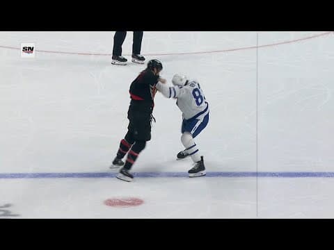 Zack MacEwen Drops The Gloves With Marshall Rifai