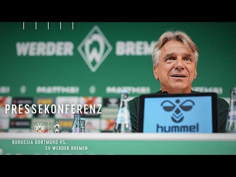 Pressekonferenz mit Horst Steffen vor Dortmund I Borussia Dortmund vs. SV Werder Bremen