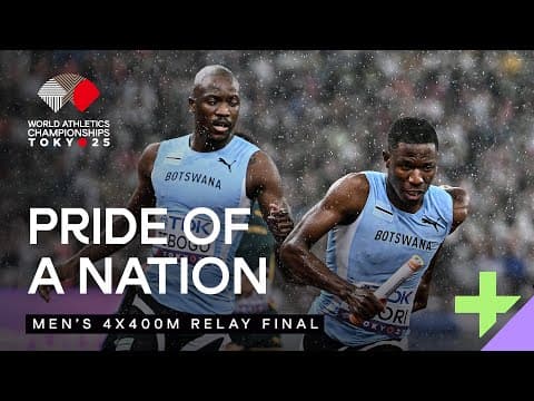 Letsile Tebogo and Botswana defy MASSIVE RAINSTORM to make relay history | Top Performance Day 9