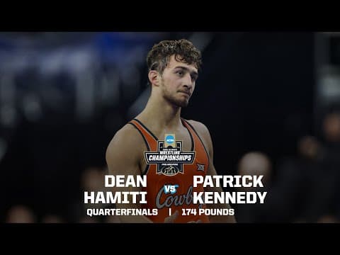 Dean Hamiti vs. Patrick Kennedy: 2025 NCAA wrestling quarterfinals (174 lbs.)