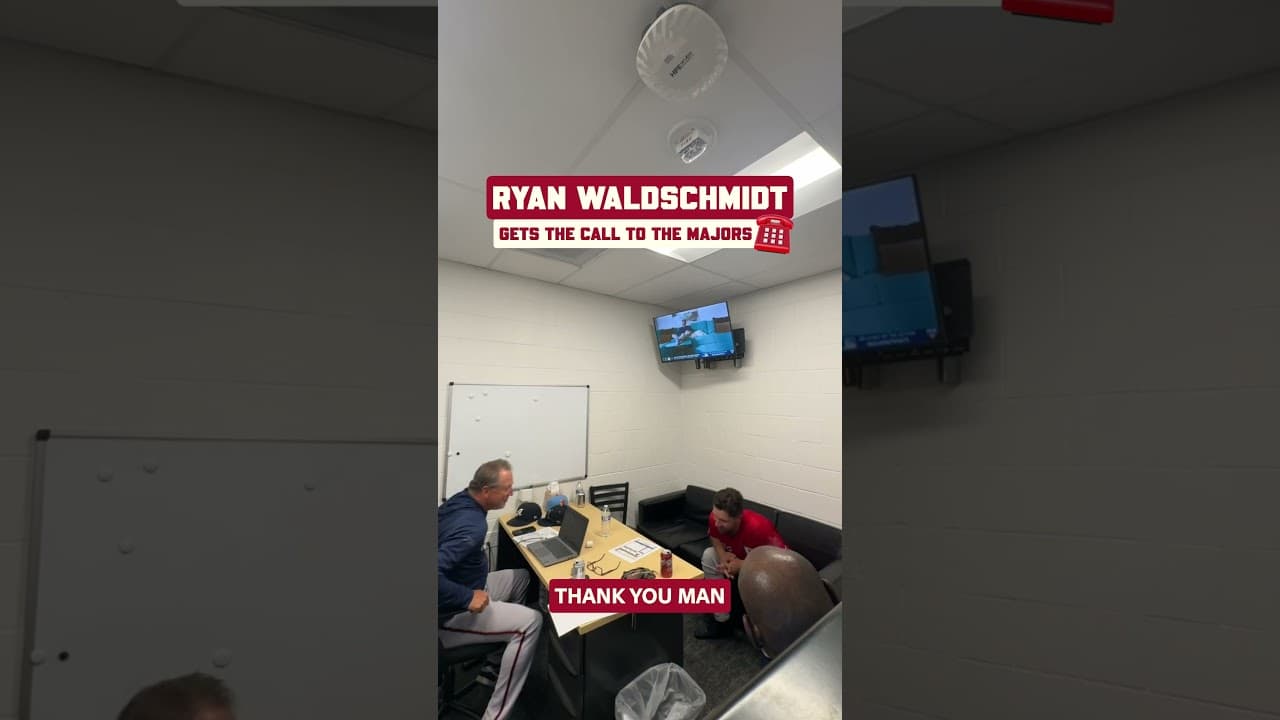 Ryan Waldschmidt got the call to the Majors #baseball
