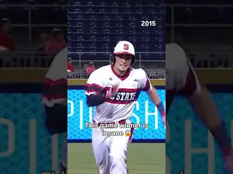 That ending was dramatic 😱 #ncstate #accbaseball #collegebaseball