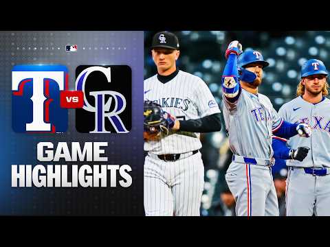 Rangers vs. Rockies Game Highlights (5/19/26) | MLB Highlights