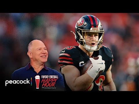 McCaffrey, Barkley will 'get the workload' in Wild Card | Fantasy Football Happy Hour | NFL on NBC