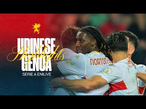 HL | UDINESE 1-2 GENOA | SERIE A ENILIVE 25/26