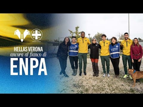L'Hellas Verona ancora al fianco di ENPA e degli ospiti del Rifugio del cane e del gatto