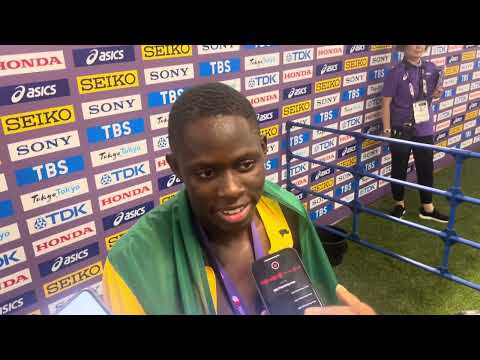 Oblique Seville after 100m gold in Tokyo for Jamaica 