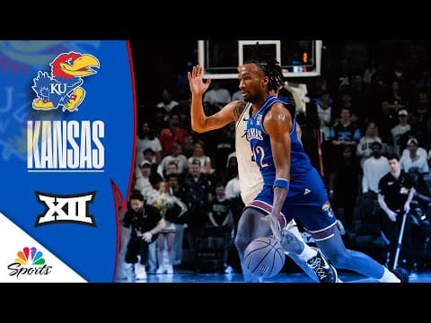 Darryn Peterson highlights: Kansas star GETS BUCKETS in return vs. UCF | Big 12 Basketball on NBC