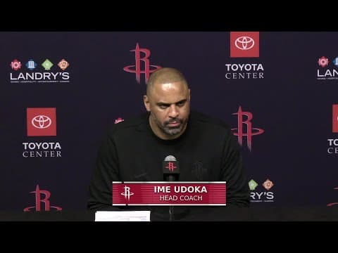 Ime Udoka with a Press Conference vs Suns