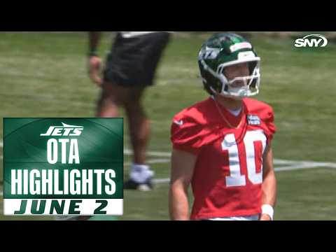 Geno Smith, Cade Klubnik, and Garrett Wilson | Jets OTA Highlights | June 2