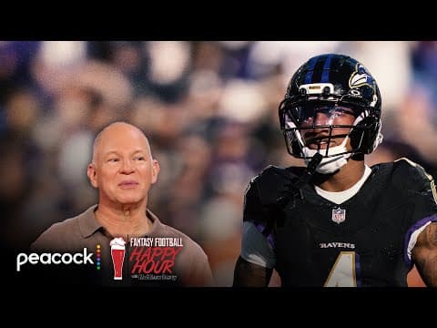 'Better times ahead' for Ravens' Zay Flowers in fantasy | Fantasy Football Happy Hour | NFL on NBC