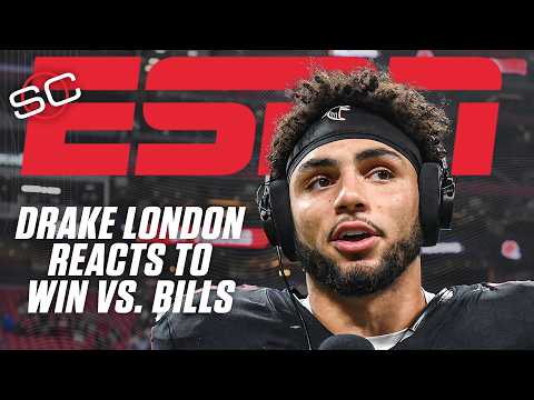 Drake London talks MNF win vs. Bills and the Falcons' identity | SportsCenter