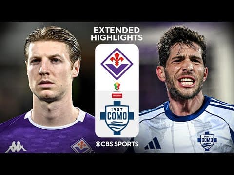 Fiorentina vs. Como: Extended Highlights | Coppa Italia | CBS Sports Golazo
