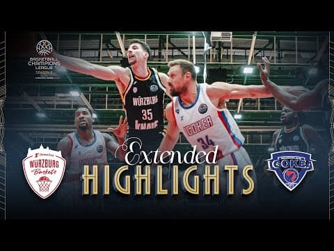 Fitness First Wurzburg Baskets v Igokea m:tel | Full Game Highlights | #BasketballCL 2025-26
