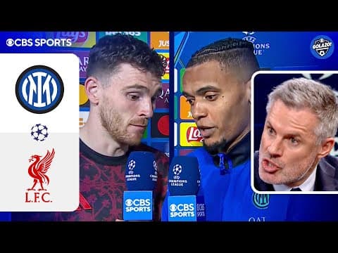 REACTION: Andy Robertson on Liverpool's win over Inter! | UCL Today | CBS Sports Golazo