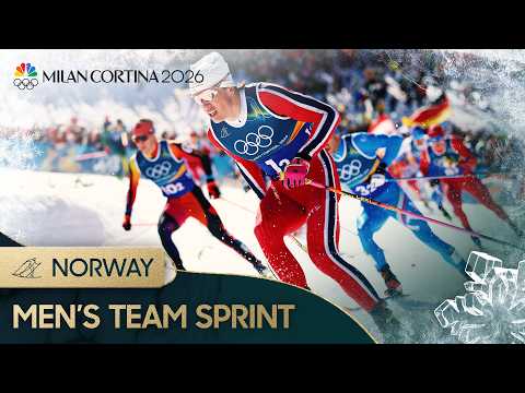 Klaebo catapults to 10TH GOLD MEDAL as Norway claims team sprint | Winter Olympics 2026 | NBC Sports