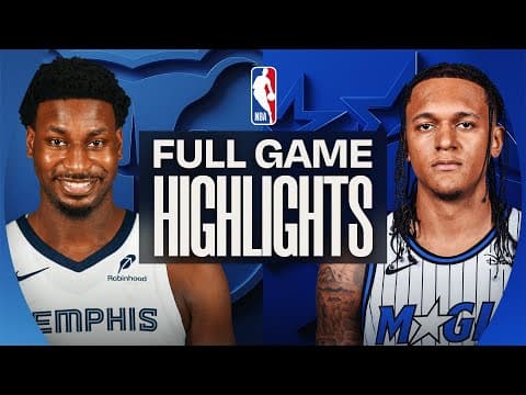 GRIZZLIES at MAGIC | FULL GAME HIGHLIGHTS | January 15, 2026