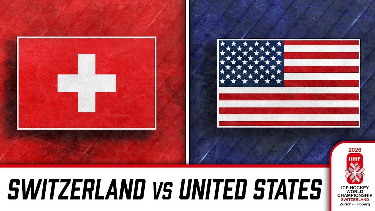 Watch Switzerland vs USA at the 2026 IIHF World Championship 🇨🇭🇺🇸🔥🏒