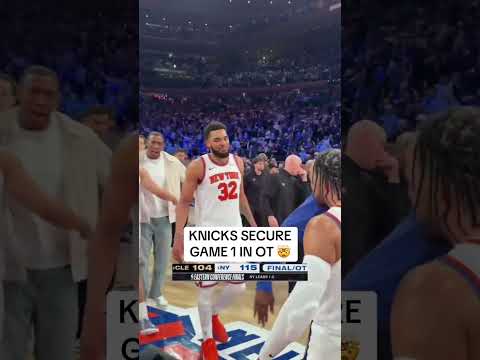 The Knicks battle back 44-11 comeback to come away with a Game 1 win 🔥
