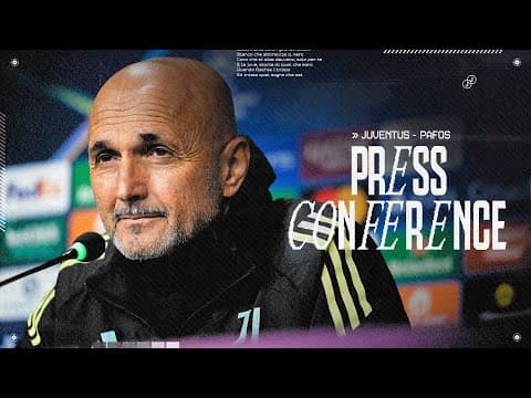 Spalletti’s PRESS CONFERENCE Ahead of Juventus-Pafos 🎙️