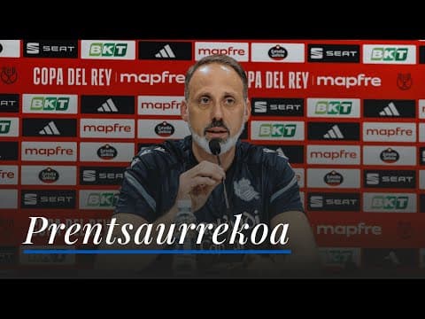 RUEDA DE PRENSA 14:00 | Pellegrino Matarazzo | Athletic Club - Real Sociedad