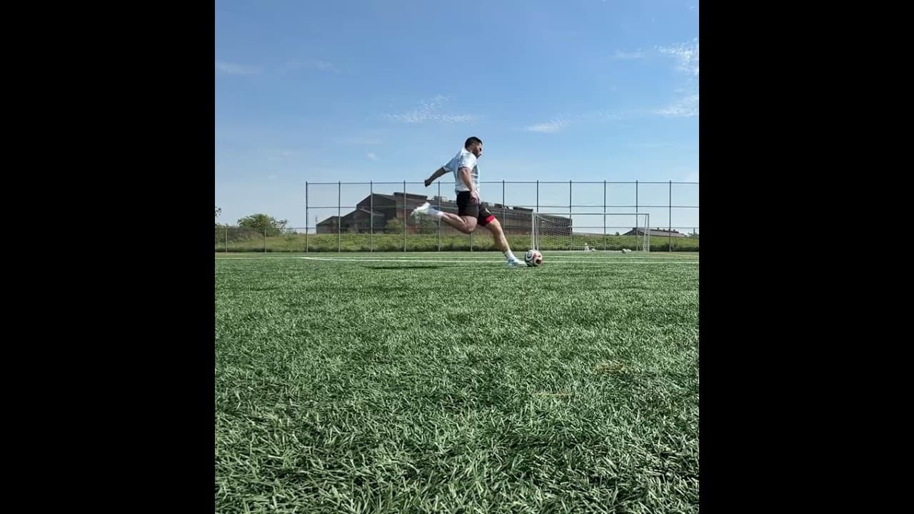Testing out the new Messi F50s for the 2026 World Cup!