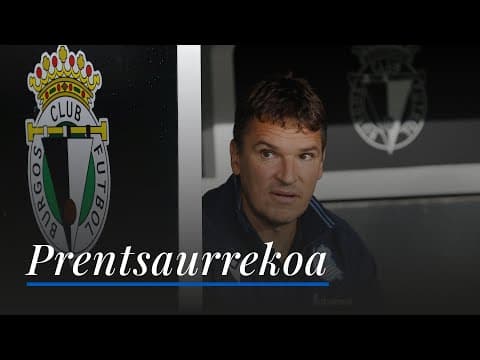 POSPARTIDO | Ansotegi, Peru, Carbonell: “Mejorar en los minutos finales” | Burgos CF 1-0 Sanse