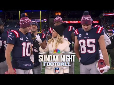 Drake Maye and Hunter Henry break down Patriots 'special' Wild Card win | SNF | NFL on NBC